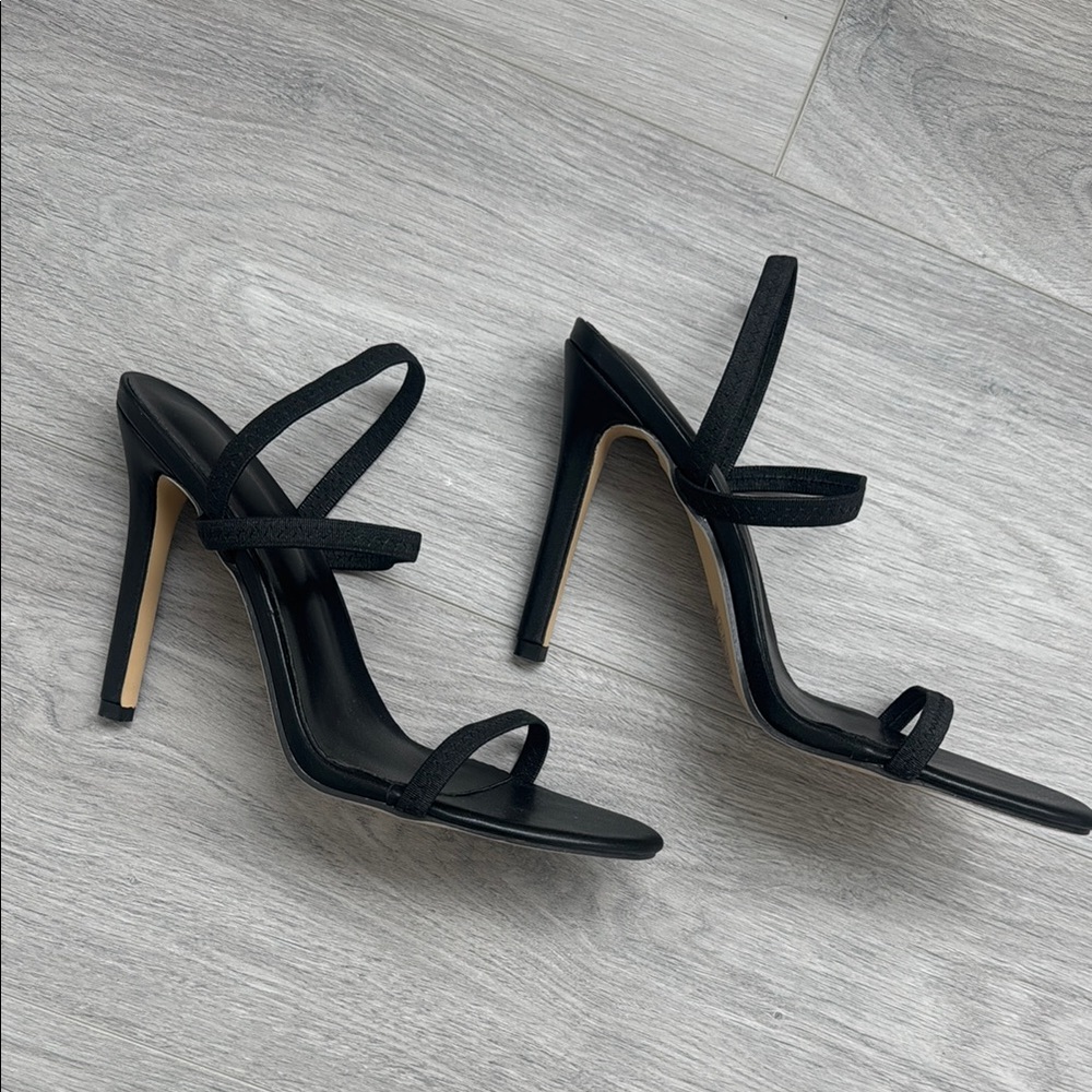Elegant Black Stiletto Heels